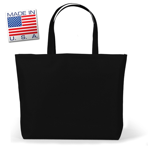 Galleria large bottom gusset tote made of polycord. Eco-friendly solution.... from ASI 66230 Landes Inc
