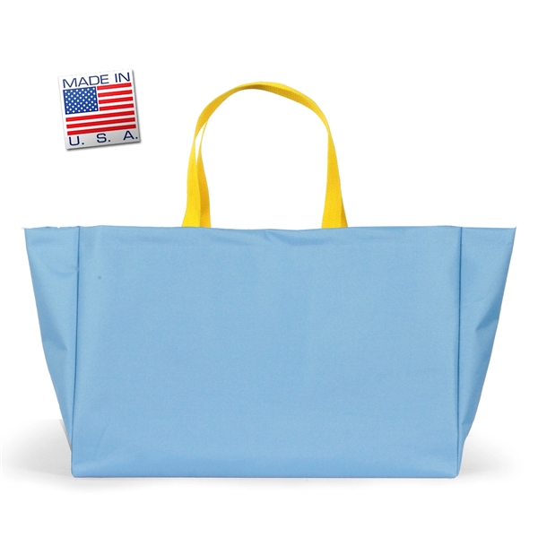 Polycord tote bag with polyweb handles and vinyl backing for multiple... from ASI 66230 Landes Inc
