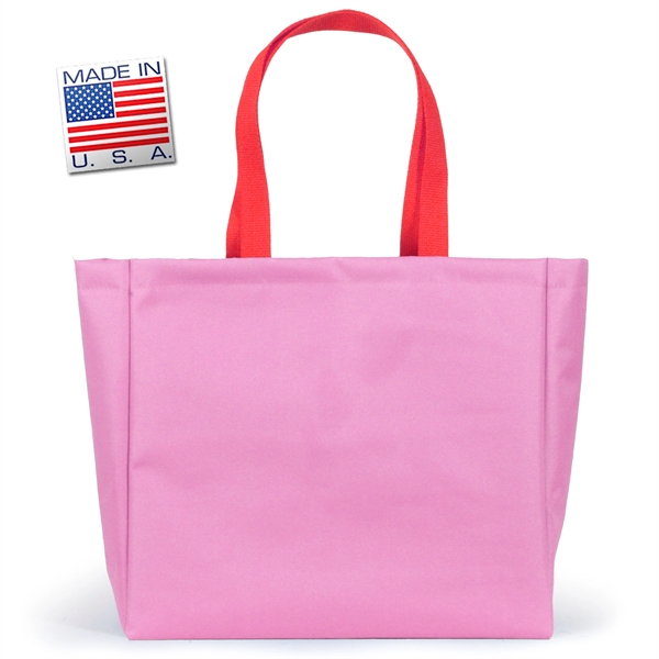 Polycord tote bag with polyweb handles and vinyl backing for multiple... from ASI 66230 Landes Inc