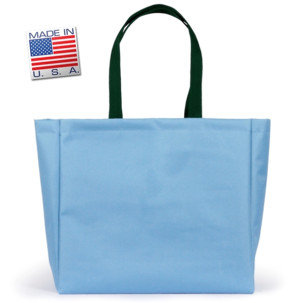 Polycord tote bag with polyweb handles and vinyl backing for multiple... from ASI 66230 Landes Inc