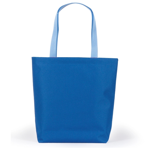 Library bottom gusset tote made of polycord. Eco-friendly solution.... from ASI 66230 Landes Inc