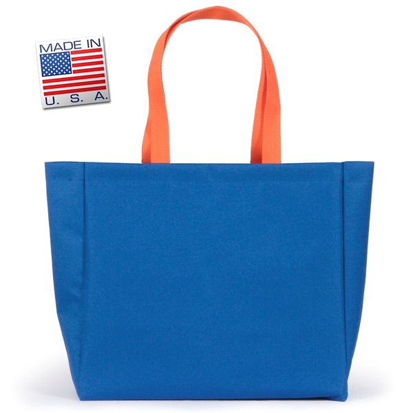 Polycord tote bag with polyweb handles and vinyl backing for multiple... from ASI 66230 Landes Inc