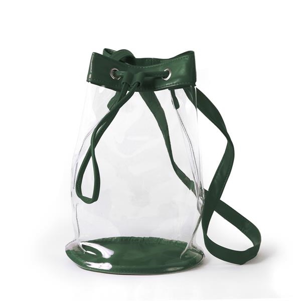 Stadium Approved, our vegan leather handbag features drawstring closure and a... from ASI 66230 Landes Inc