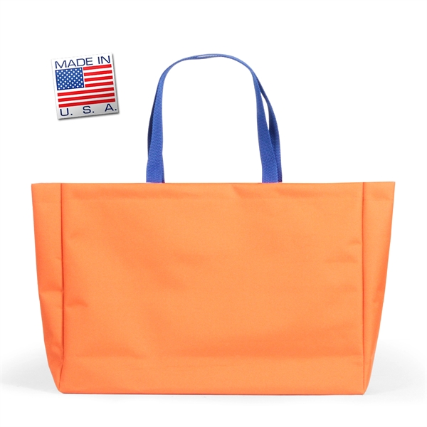 Polycord tote bag with polyweb handles and vinyl backing for multiple... from ASI 66230 Landes Inc