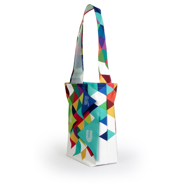 Grocery style full color tote made from 900 denier poly canvas... from ASI 66230 Landes Inc