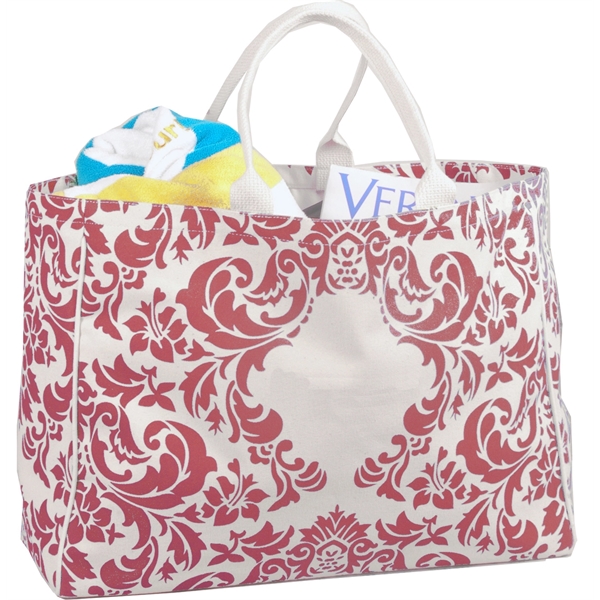 City Tote in heavy canvas with tri-divided pockets and covered hard... from ASI 66230 Landes Inc