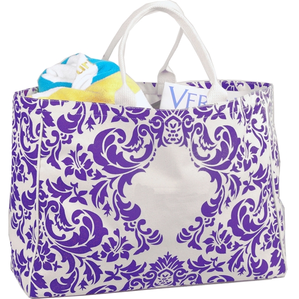 City Tote in heavy canvas with tri-divided pockets and covered hard... from ASI 66230 Landes Inc