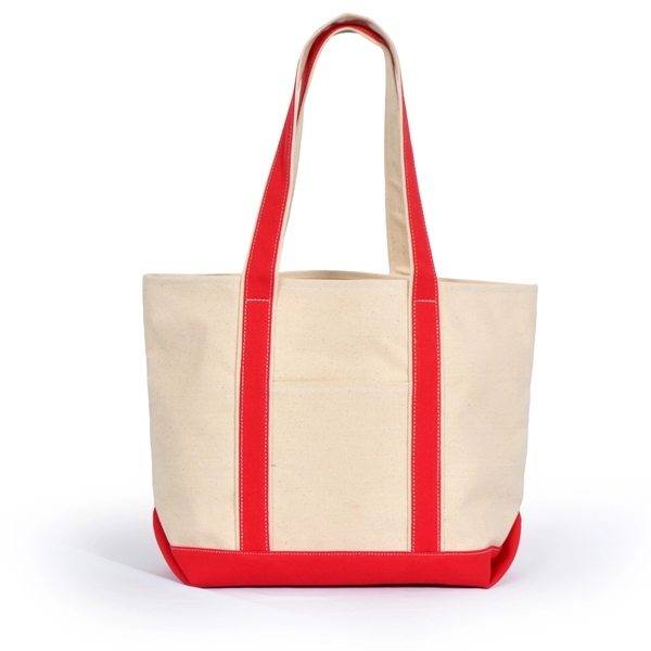 The Pacific Tote with heavyweight 16 oz. cotton canvas and stands... from ASI 66230 Landes Inc