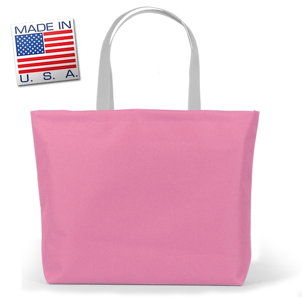 Galleria large bottom gusset tote made of polycord. Eco-friendly solution.... from ASI 66230 Landes Inc