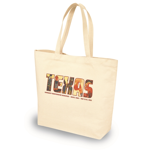 Large Gusset self strap tote bag with hook and loop closure.... from ASI 66230 Landes Inc