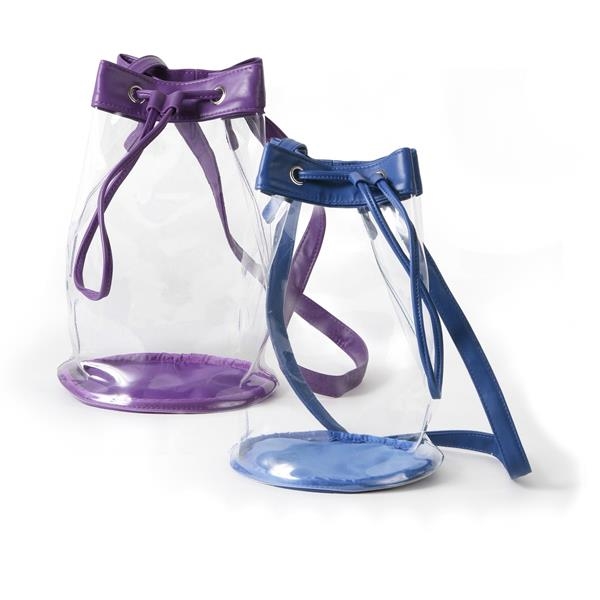 Stadium Approved, our vegan leather handbag features drawstring closure and a... from ASI 66230 Landes Inc