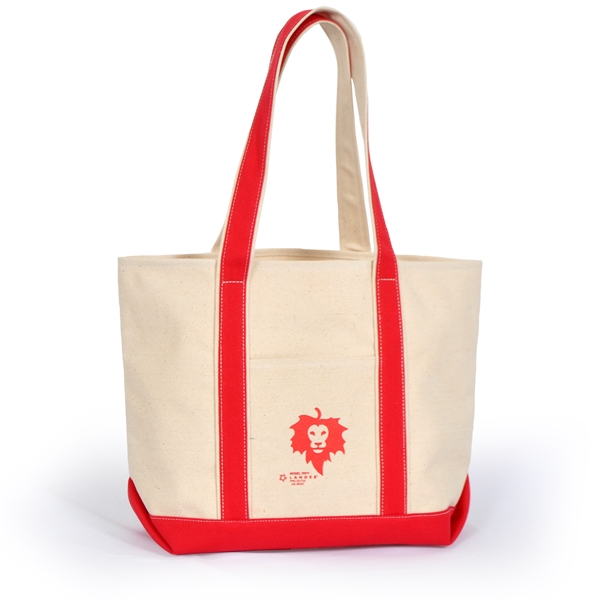 The Pacific Tote with heavyweight 16 oz. cotton canvas and stands... from ASI 66230 Landes Inc