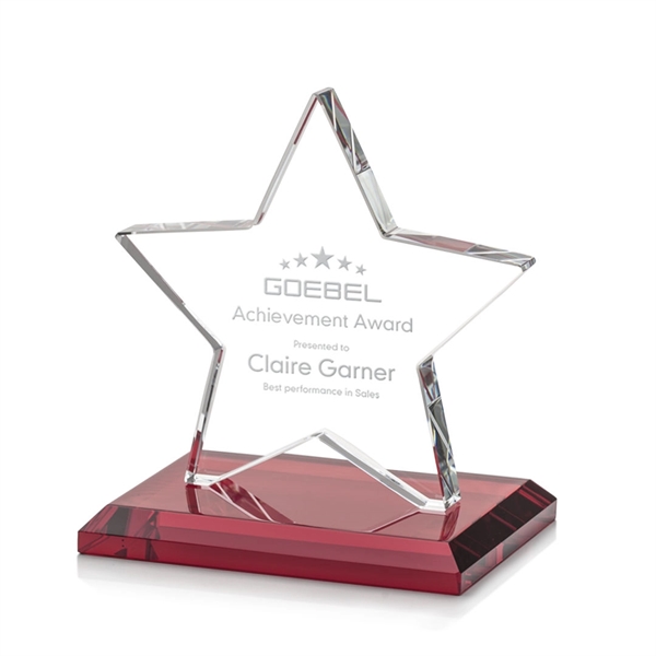 Sudbury Star Award features a beautifully beveled Starfire Star mounted on... from ASI 84592 St Regis Group / St Regis