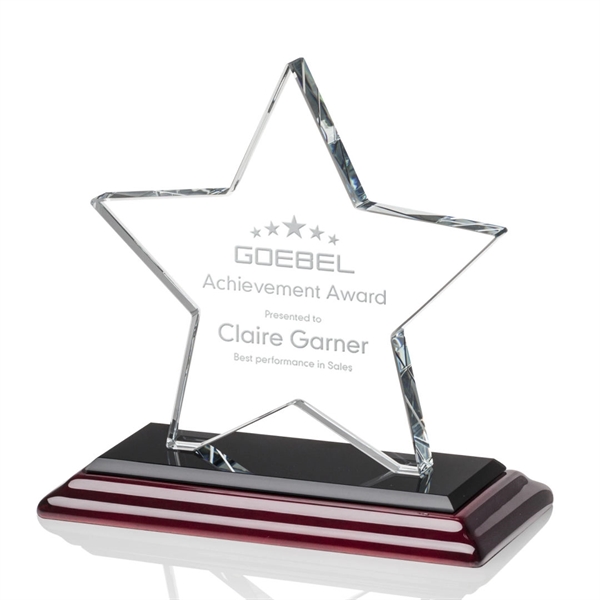 Sudbury Star Award features a beautifully beveled Starfire Star mounted on... from ASI 84592 St Regis Group / St Regis