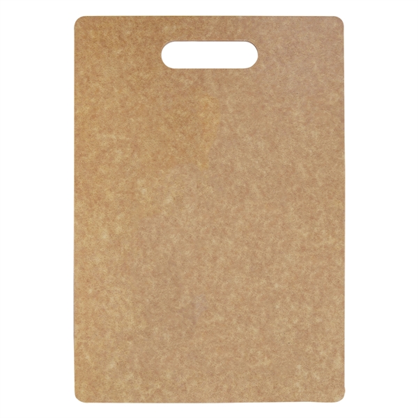 9.75" x 13.75" x 1/4" Richlite rectangular cutting board with oval... from ASI 74601 Calico