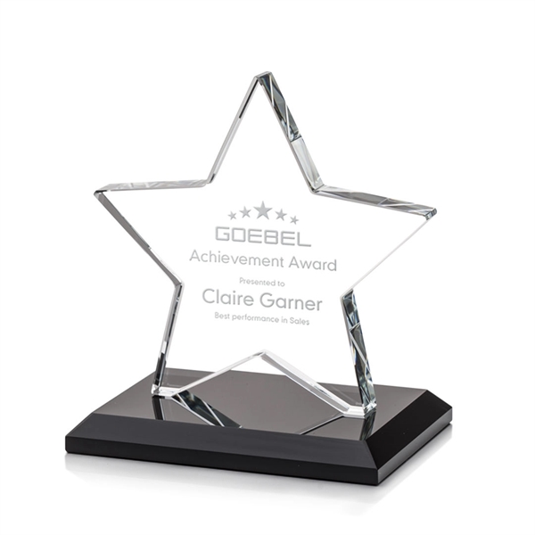 Sudbury Star Award features a beautifully beveled Starfire Star mounted on... from ASI 84592 St Regis Group / St Regis