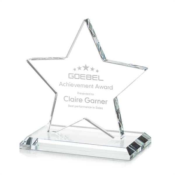 Sudbury Star Award features a beautifully beveled Starfire Star mounted on... from ASI 84592 St Regis Group / St Regis