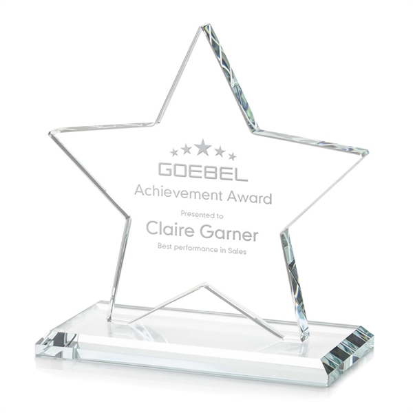 Sudbury Star Award features a beautifully beveled Starfire Star mounted on... from ASI 84592 St Regis Group / St Regis