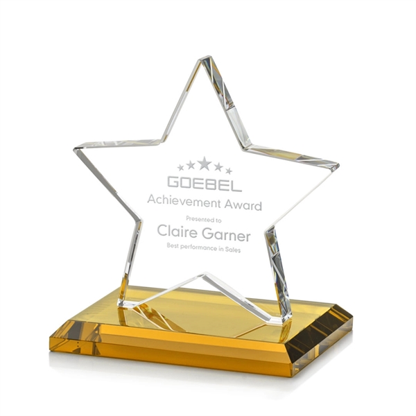 Sudbury Star Award features a beautifully beveled Starfire Star mounted on... from ASI 84592 St Regis Group / St Regis