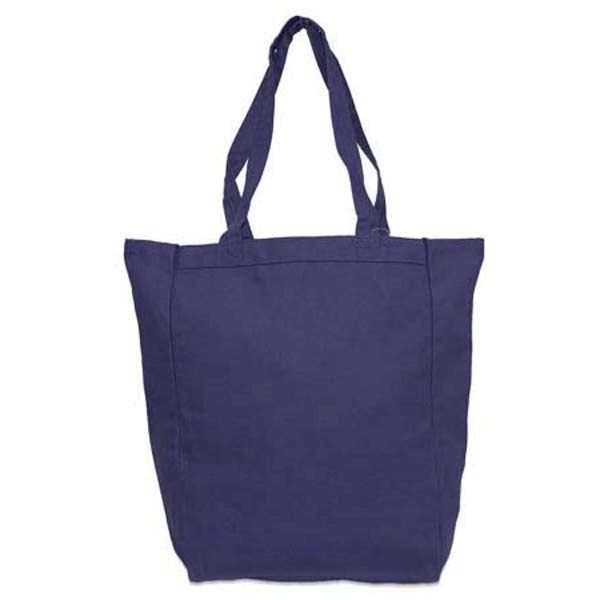 Canvas grocery tote bag with 1" x 24" long handles and... from ASI 66230 Landes Inc