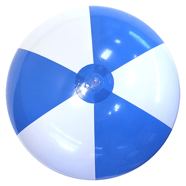 Inflatable alternating light blue and white colored panel beach ball.... from ASI 31977 Adline Industries Inc