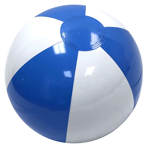 Inflatable alternating light blue and white colored panel beach ball.... from ASI 31977 Adline Industries Inc