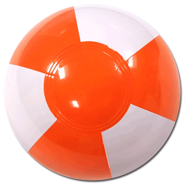 Inflatable alternating color and white colored panel beach balls... from ASI 31977 Adline Industries Inc