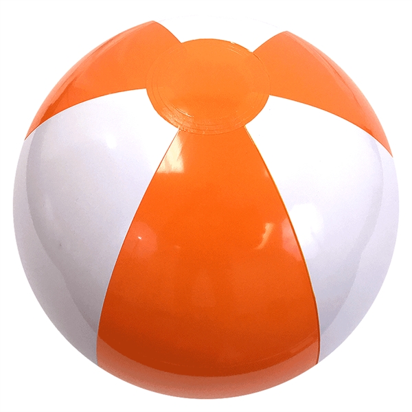 Inflatable alternating color and white colored panel beach balls... from ASI 31977 Adline Industries Inc
