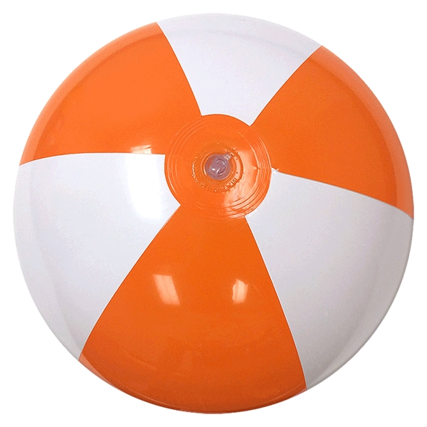 Inflatable alternating color and white colored panel beach balls... from ASI 31977 Adline Industries Inc