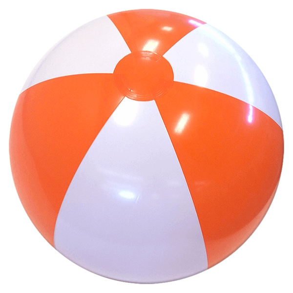 Inflatable alternating color and white colored panel beach balls... from ASI 31977 Adline Industries Inc