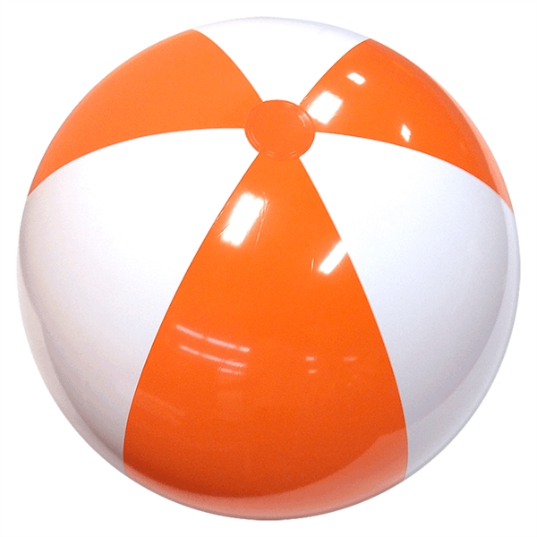 Inflatable alternating color and white colored panel beach balls... from ASI 31977 Adline Industries Inc