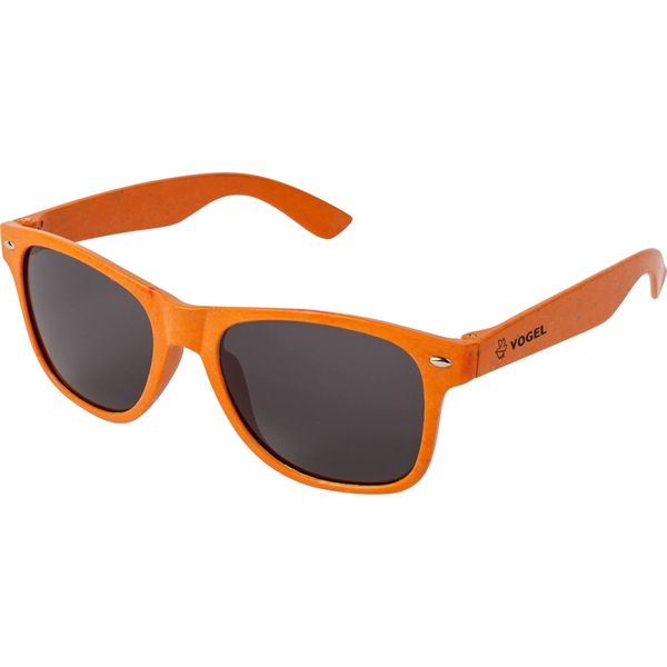 Sunglasses made from 50% sustainable wheat fibers with chrome accent jewels... from ASI 54100 Fields Manufacturing Inc / TargetLine®