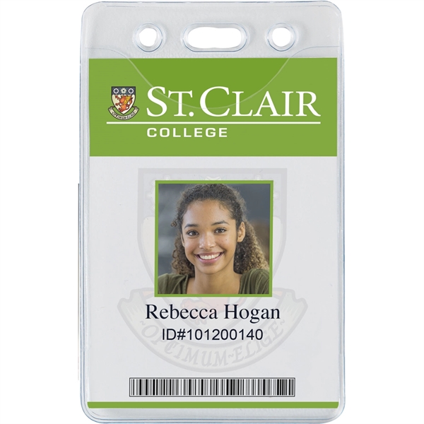 Vinyl pouch with top load and 2 holes, Insert size: 2... from ASI 54100 Fields Manufacturing Inc / Fields