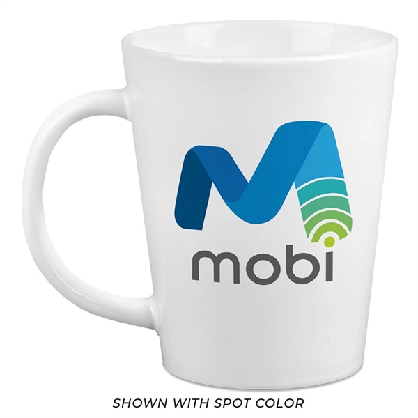 12 Oz. Short Latte Mug with C Shaped Handle... from ASI 52475 Xpres LLC