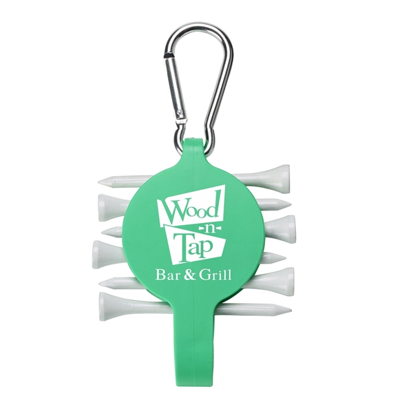 Bottle opener with golf tees and a carabiner makes the perfect... from ASI 52840 Evans Manufacturing