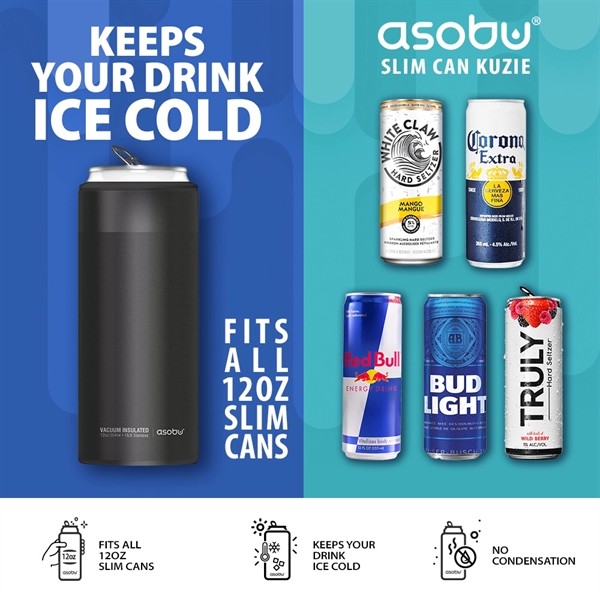 Double wall stainless steel can sleeve kuzie... from ASI 31518 ADNART