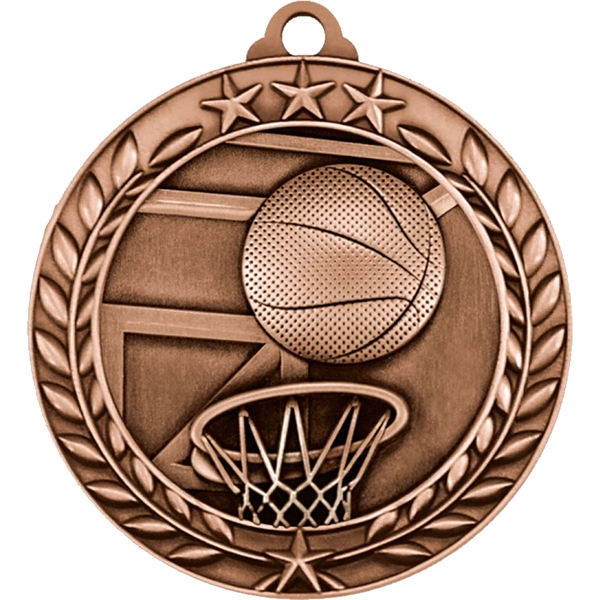 Stock Small Academic & Sports Laurel Medal.... from ASI 61966 HPG / BCG Creations HPG Gold