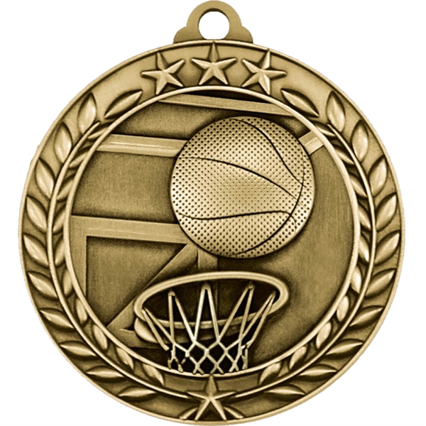 Stock Small Academic & Sports Laurel Medal.... from ASI 61966 HPG / BCG Creations HPG Gold