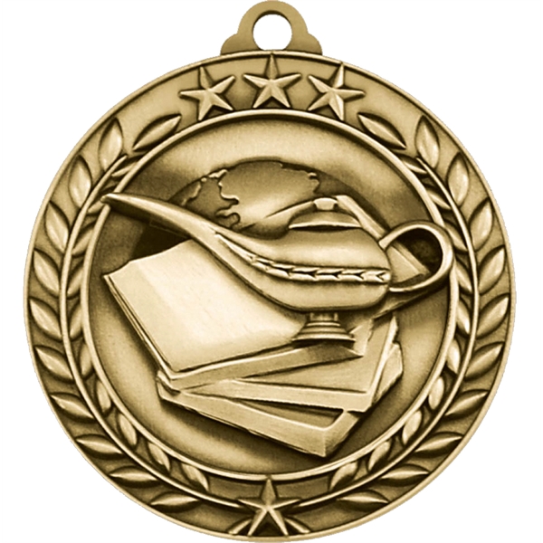 Stock Small Academic & Sports Laurel Medal.... from ASI 61966 HPG / BCG Creations HPG Gold