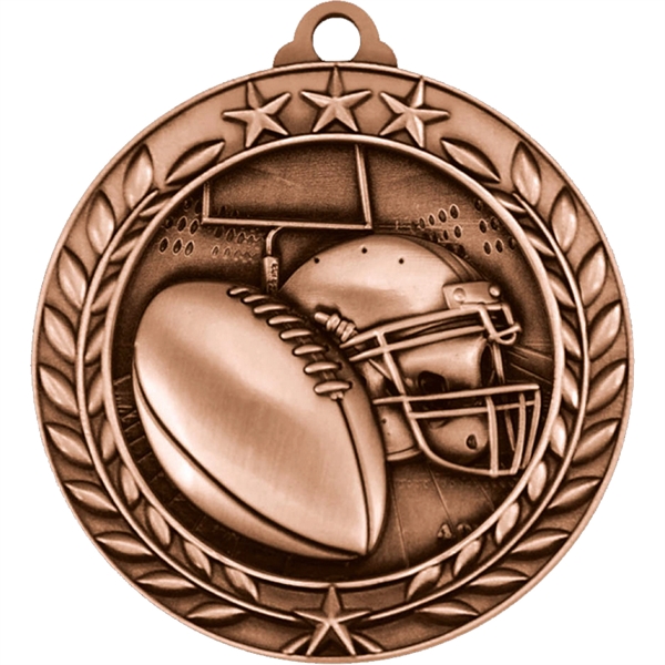 Stock Small Academic & Sports Laurel Medal.... from ASI 61966 HPG / BCG Creations HPG Gold