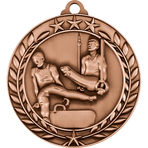 Stock Small Academic & Sports Laurel Medal.... from ASI 61966 HPG / BCG Creations HPG Gold