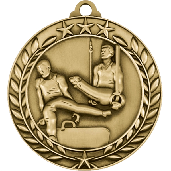 Stock Small Academic & Sports Laurel Medal.... from ASI 61966 HPG / BCG Creations HPG Gold