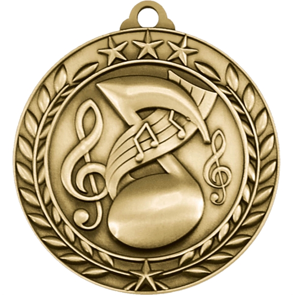 Stock Small Academic & Sports Laurel Medal.... from ASI 61966 HPG / BCG Creations HPG Gold