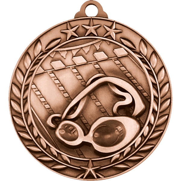 Stock Small Academic & Sports Laurel Medal.... from ASI 61966 HPG / BCG Creations HPG Gold