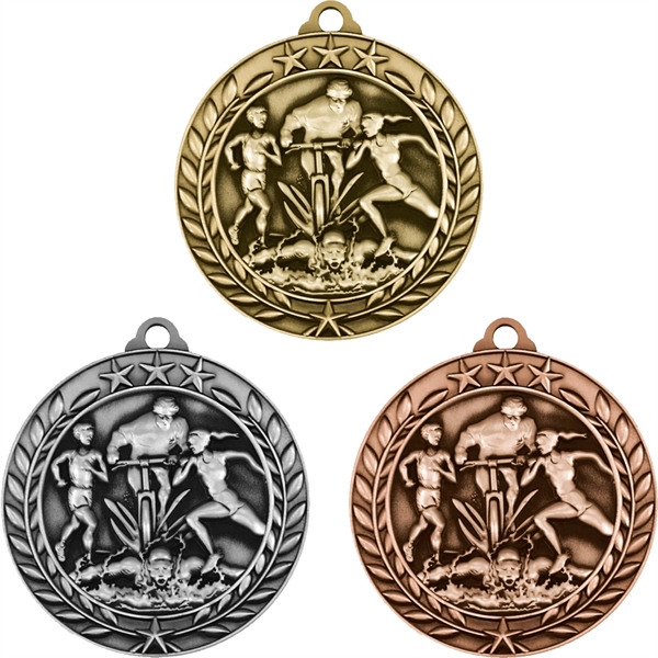 Stock Small Academic & Sports Laurel Medal.... from ASI 61966 HPG / BCG Creations HPG Gold