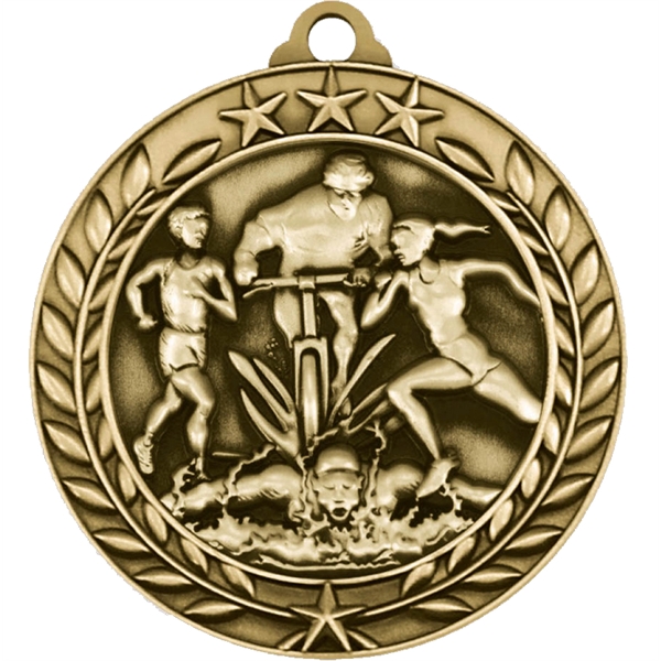 Stock Small Academic & Sports Laurel Medal.... from ASI 61966 HPG / BCG Creations HPG Gold