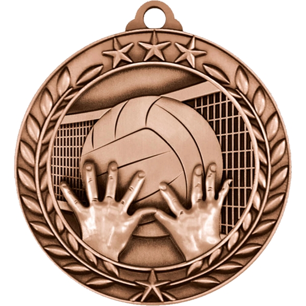 Stock Small Academic & Sports Laurel Medal.... from ASI 61966 HPG / BCG Creations HPG Gold