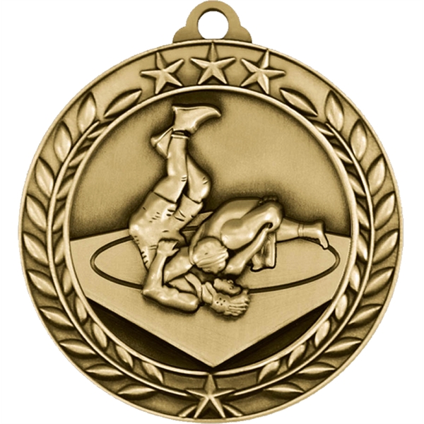 Stock Small Academic & Sports Laurel Medal.... from ASI 61966 HPG / BCG Creations HPG Gold