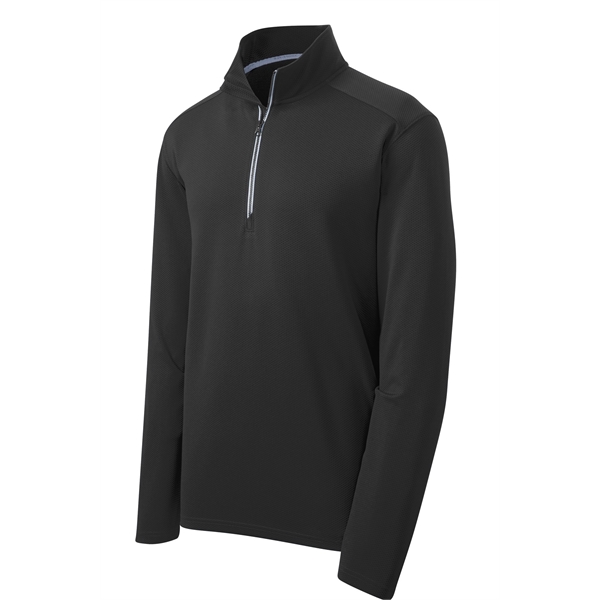 Sport-Tek Sport-Wick Textured 1/4-Zip Pullover.... from ASI 84863 SanMar
