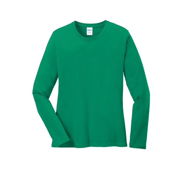 Port & Company Ladies Long Sleeve Core Cotton Tee.... from ASI 84863 SanMar